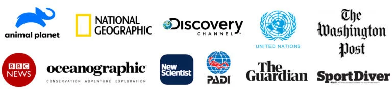Nature Tripper's work has been featured by Animal Planet, National Geographic, Discovery Channel, the United Nations, The Washington Post, BBC News, Oceanographic, New Scientist, PADI, The Guardian and Sport Diver
