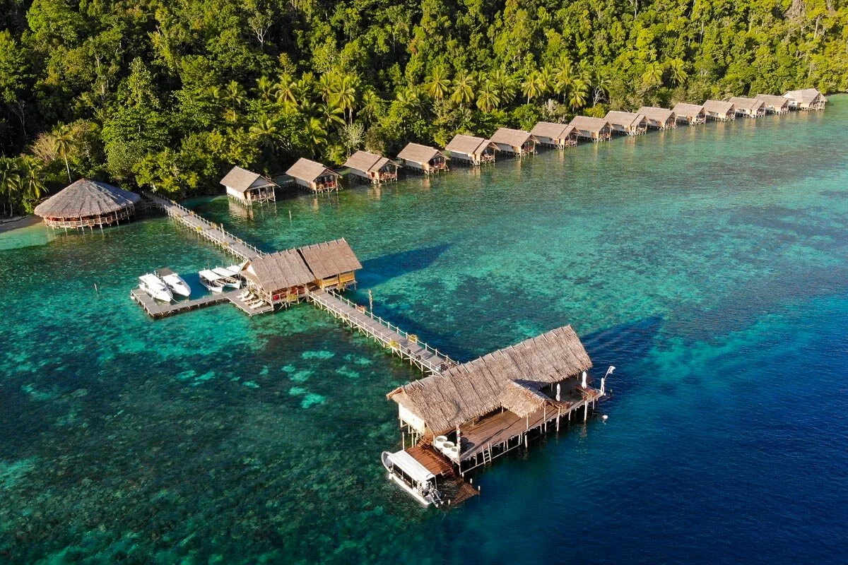 Papua Explorers dive resort in Raja Ampat
