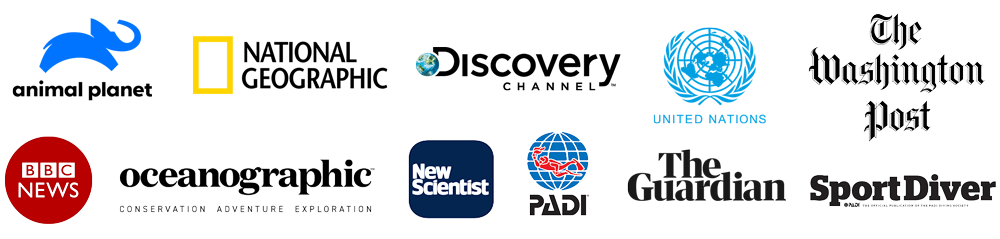 Nature Tripper's work has been featured by Animal Planet, National Geographic, Discovery Channel, the United Nations, The Washington Post, BBC News, Oceanographic, New Scientist, PADI, The Guardian and Sport Diver