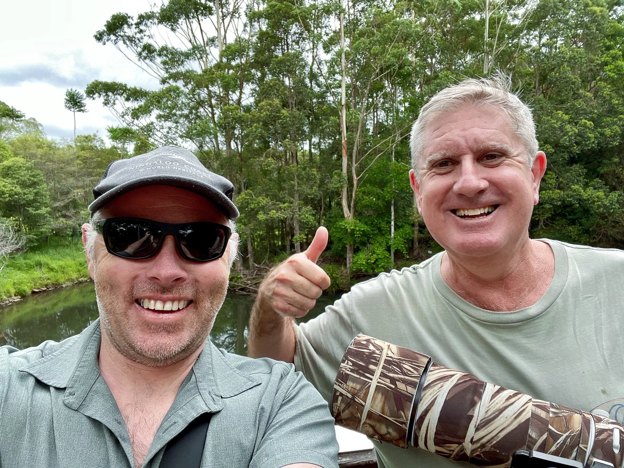 local guide with visitors in Maleny