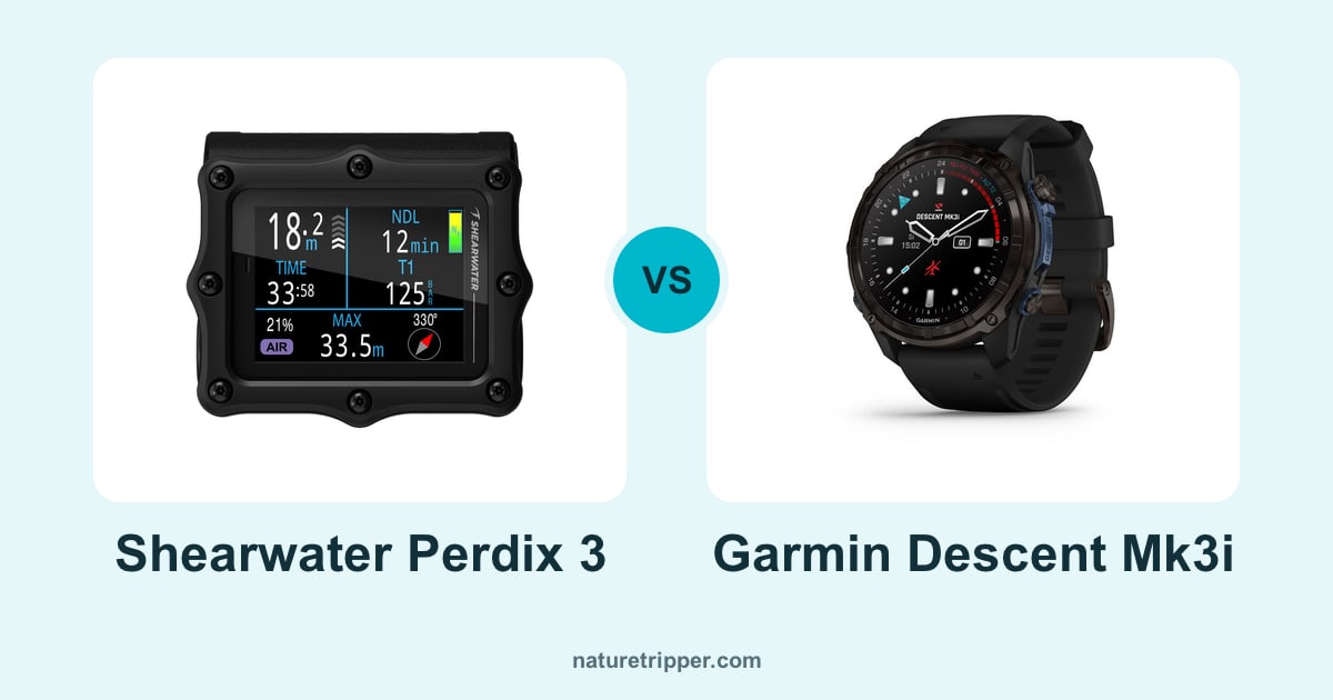 Shearwater Perdix 3 vs Garmin Descent Mk3i