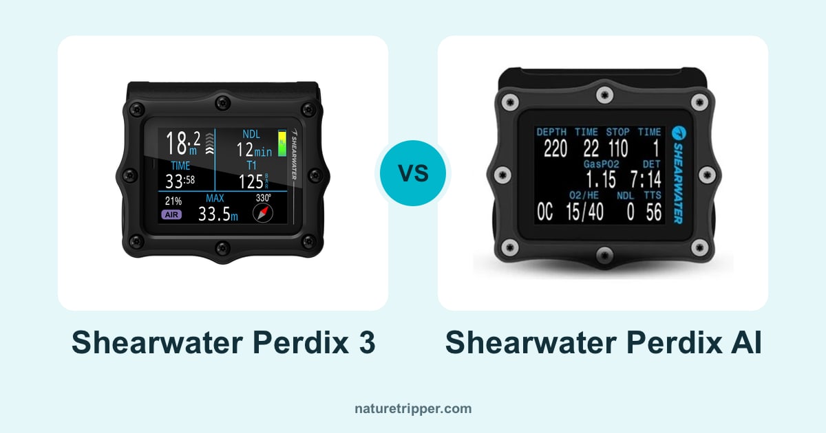 Shearwater Perdix 3 vs Shearwater Perdix AI
