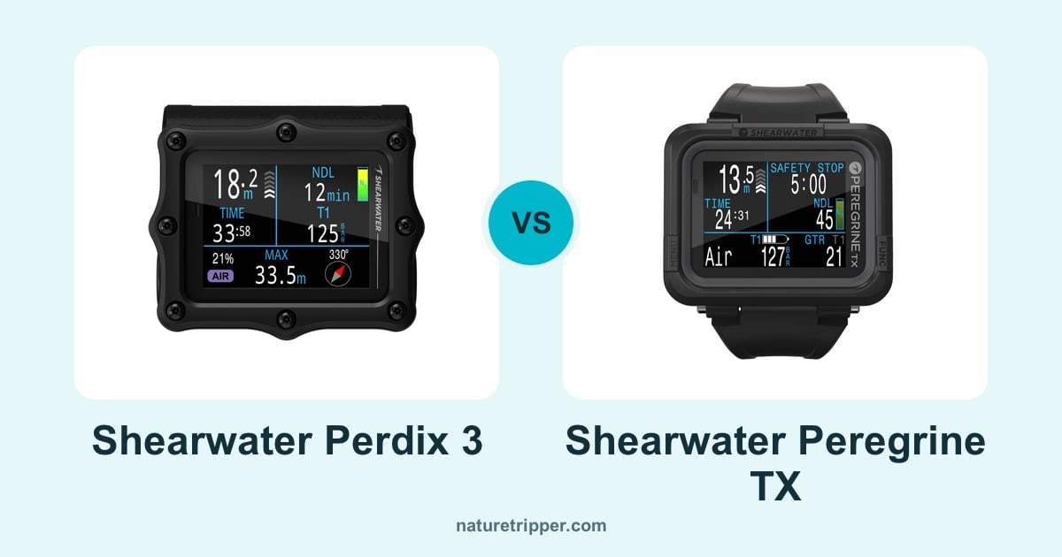 Shearwater Perdix 3 vs Shearwater Peregrine TX