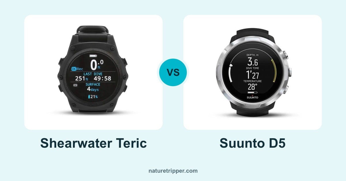 Shearwater Teric vs Suunto D5